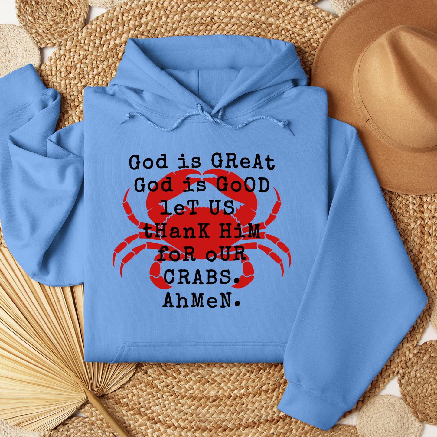 God Is Great God Is Good Let Us Thank Him For Our Crabs Ahmen 01