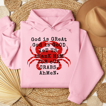 God Is Great God Is Good Let Us Thank Him For Our Crabs Ahmen 01