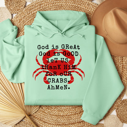 God Is Great God Is Good Let Us Thank Him For Our Crabs Ahmen 01