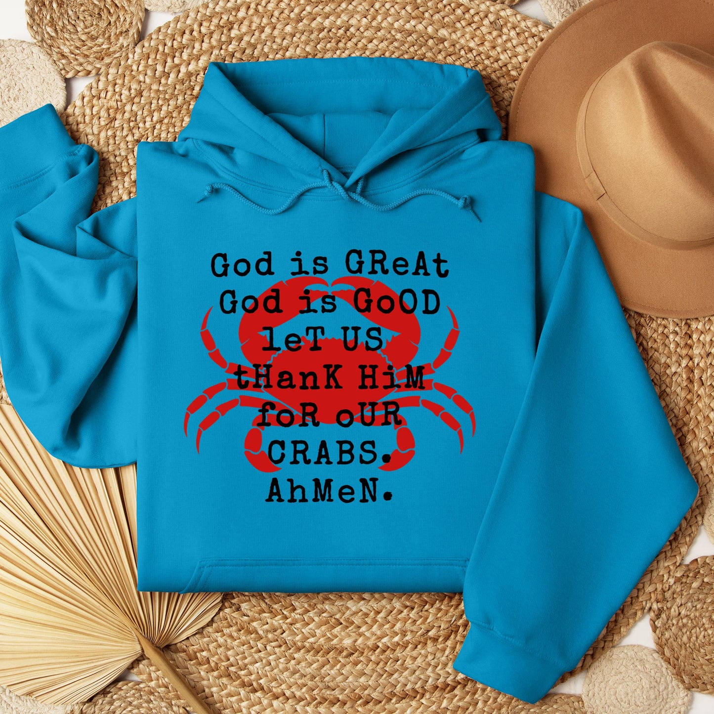 God Is Great God Is Good Let Us Thank Him For Our Crabs Ahmen 01