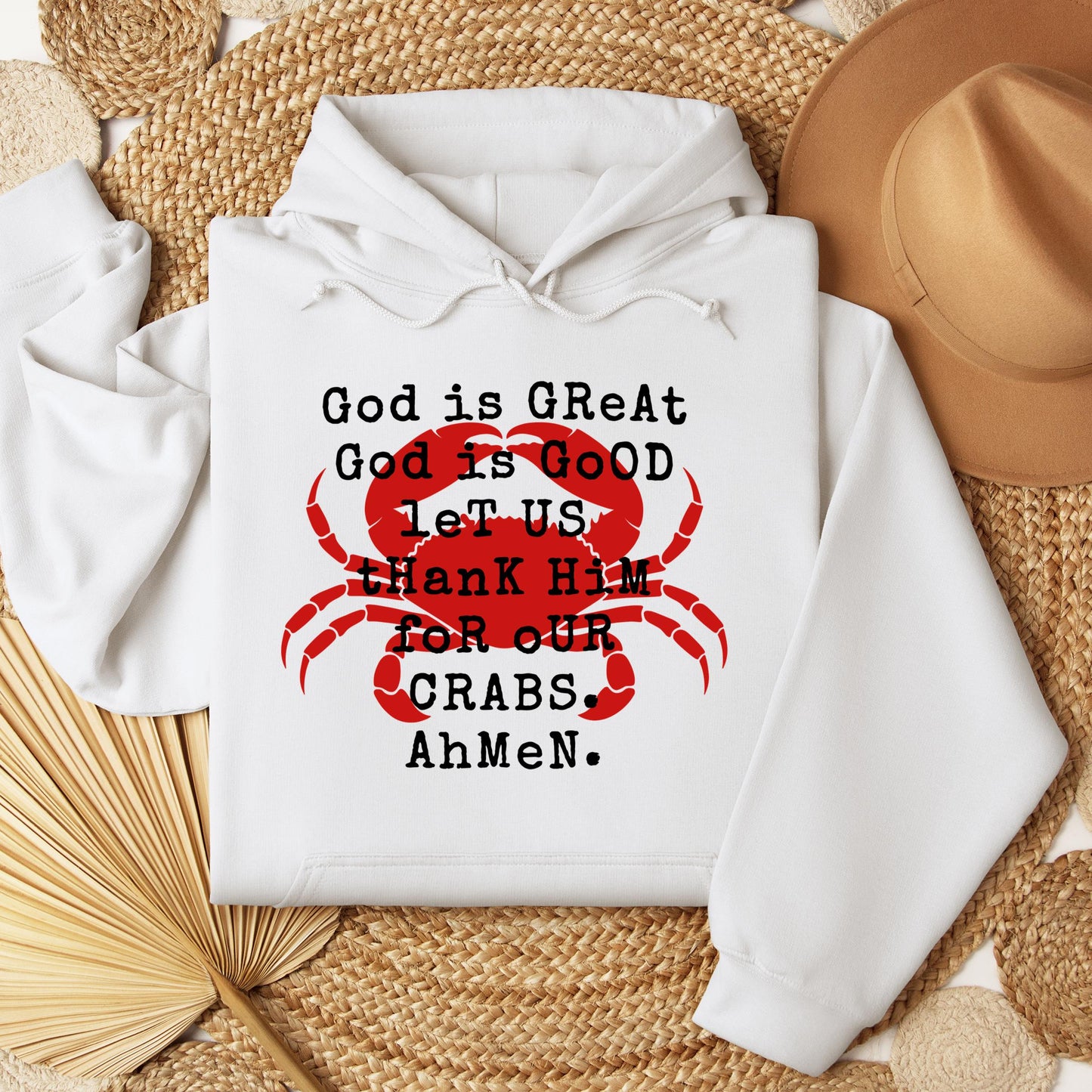 God Is Great God Is Good Let Us Thank Him For Our Crabs Ahmen 01