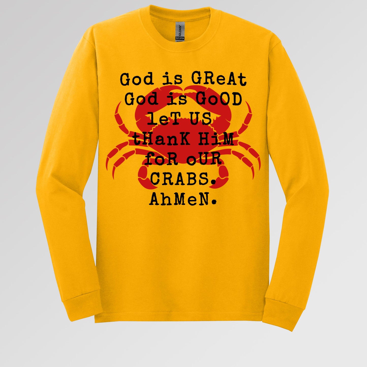 God Is Great God Is Good Let Us Thank Him For Our Crabs Ahmen 01