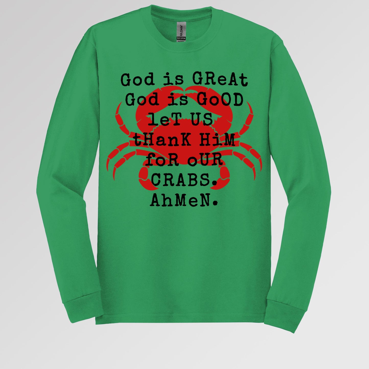 God Is Great God Is Good Let Us Thank Him For Our Crabs Ahmen 01
