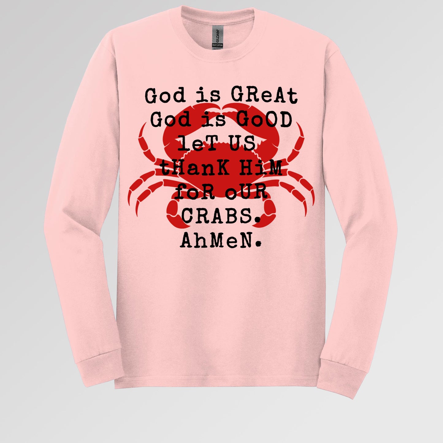 God Is Great God Is Good Let Us Thank Him For Our Crabs Ahmen 01