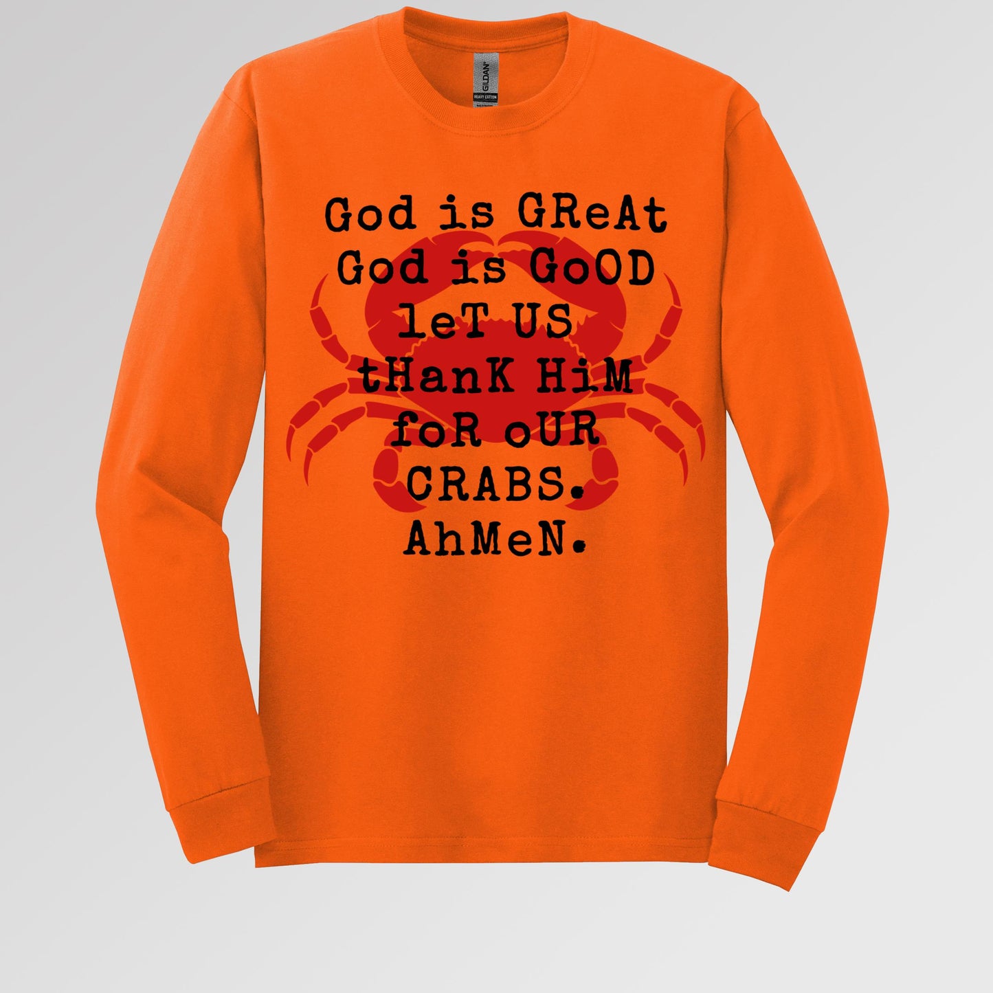 God Is Great God Is Good Let Us Thank Him For Our Crabs Ahmen 01