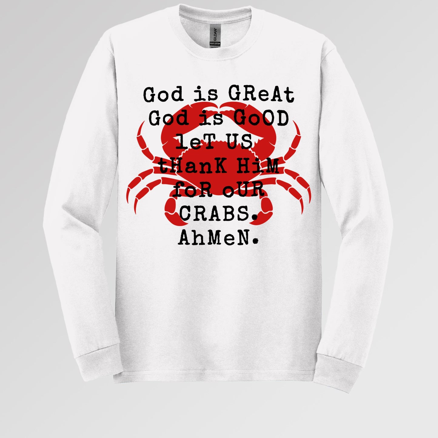 God Is Great God Is Good Let Us Thank Him For Our Crabs Ahmen 01