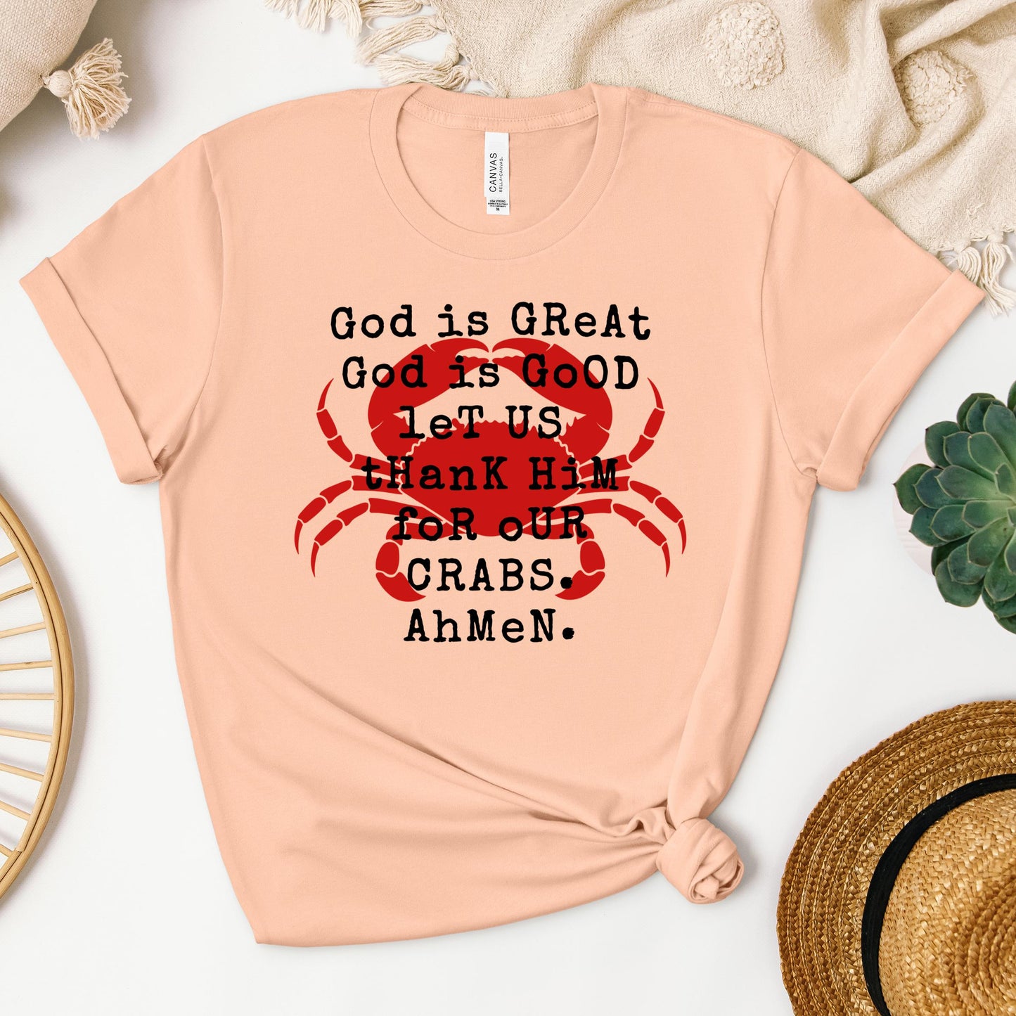 God Is Great God Is Good Let Us Thank Him For Our Crabs Ahmen 01