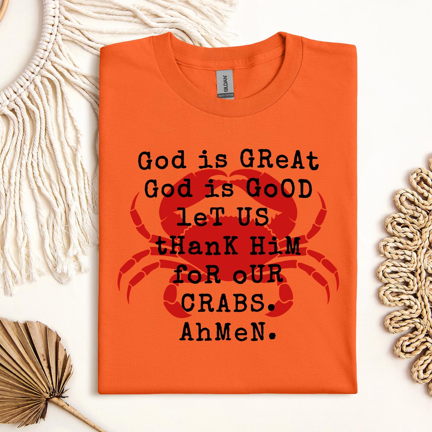 God Is Great God Is Good Let Us Thank Him For Our Crabs Ahmen 01
