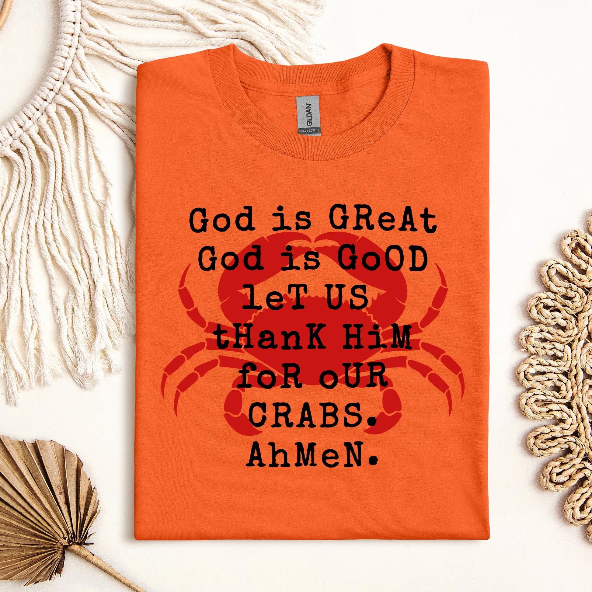 God Is Great God Is Good Let Us Thank Him For Our Crabs Ahmen 01