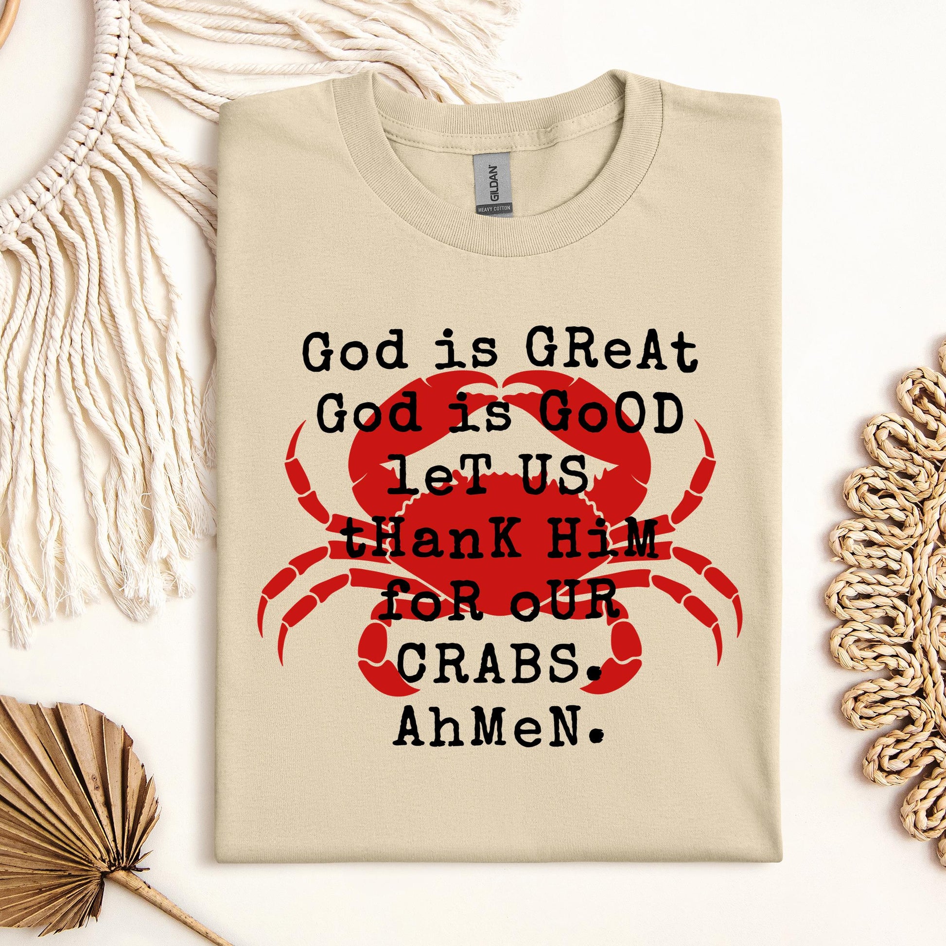 God Is Great God Is Good Let Us Thank Him For Our Crabs Ahmen 01