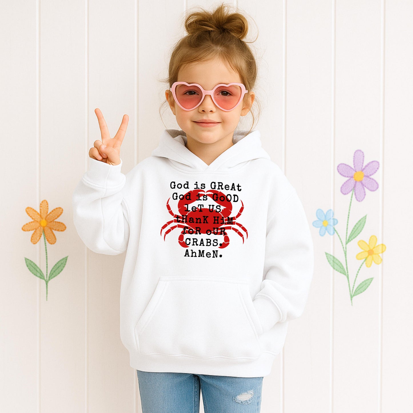 God Is Great God Is Good Let Us Thank Him For Our Crabs Ahmen 01