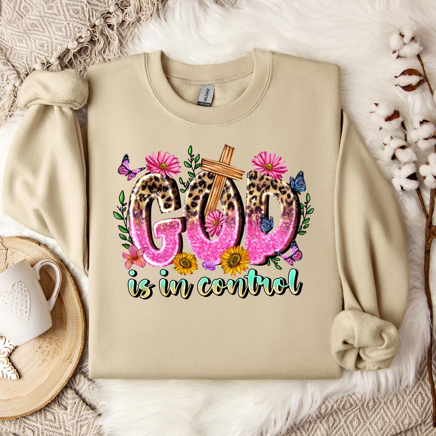 God Is In Control Sweatshirt