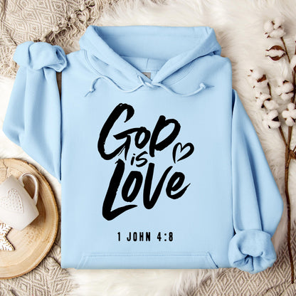 God Is Love 1 John 4.8 Hoodie