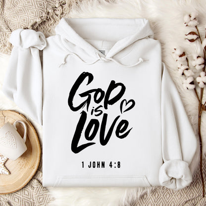 God Is Love 1 John 4.8 Hoodie