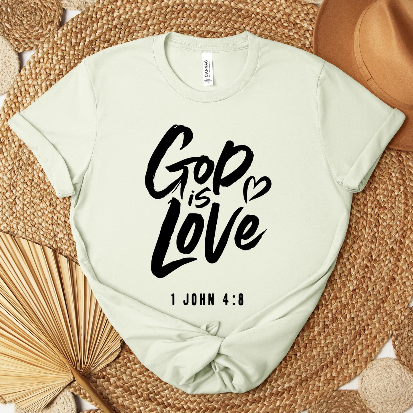 God Is Love 1 John 4.8 Premium T-shirt