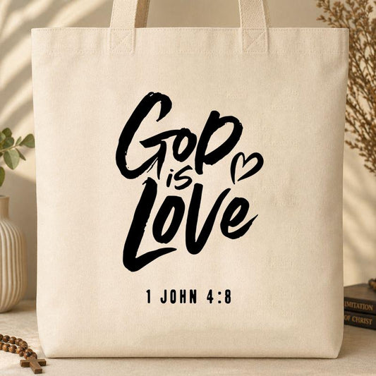 God Is Love 1 John 4.8 Tote Bag