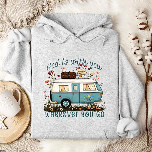 God Is With You Wherever You Go Hoodie