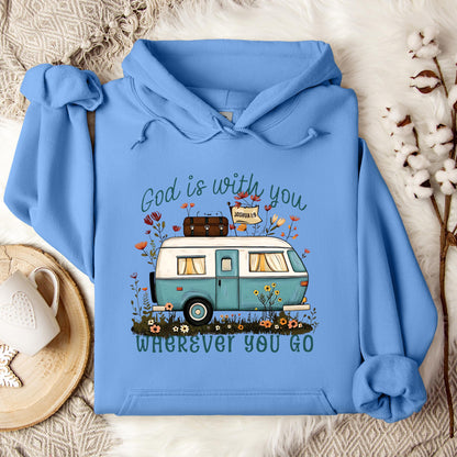 God Is With You Wherever You Go Hoodie