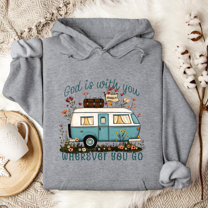 God Is With You Wherever You Go Hoodie