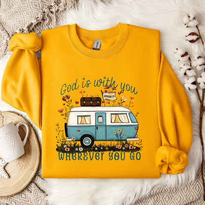 God Is With You Wherever You Go Sweatshirt