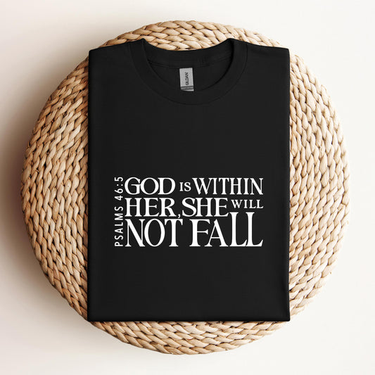 God Is Within Her She Will Not Fall Psalms 46.5