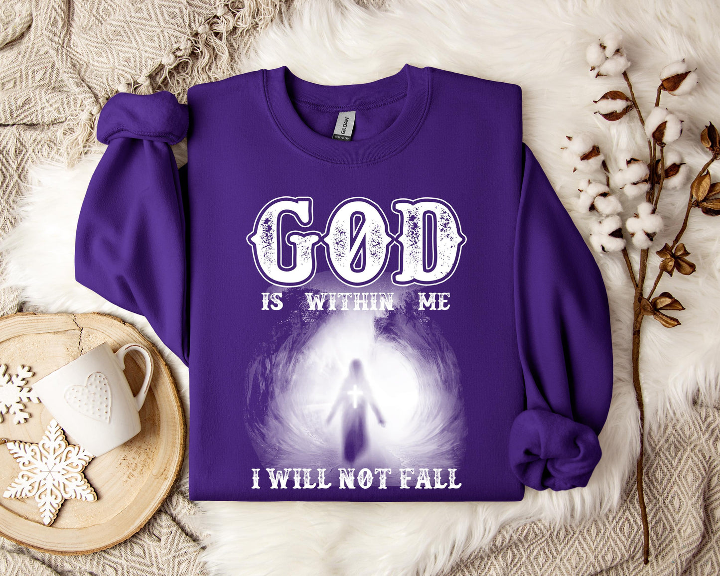 God Is Within Me I Will Not Fall Sweatshirt
