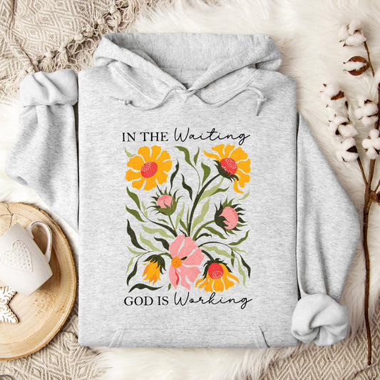 God Is Working In The Waiting 01 Hoodie