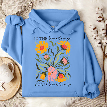 God Is Working In The Waiting 01 Hoodie