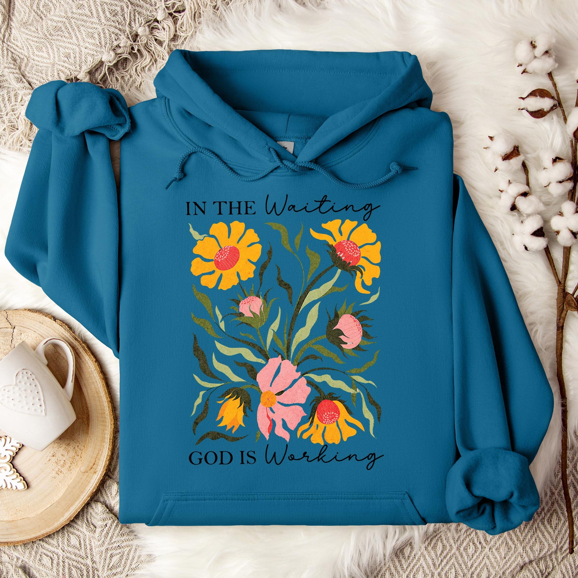 God Is Working In The Waiting 01 Hoodie