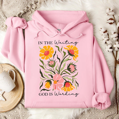 God Is Working In The Waiting 01 Hoodie