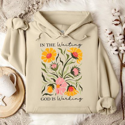 God Is Working In The Waiting 01 Hoodie