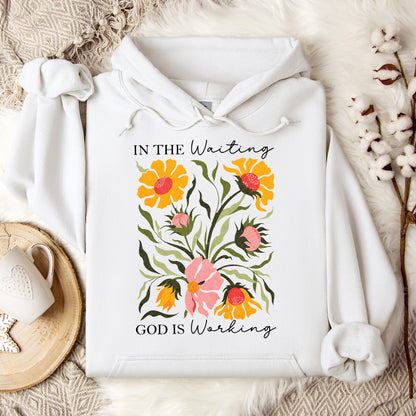 God Is Working In The Waiting 01 Hoodie