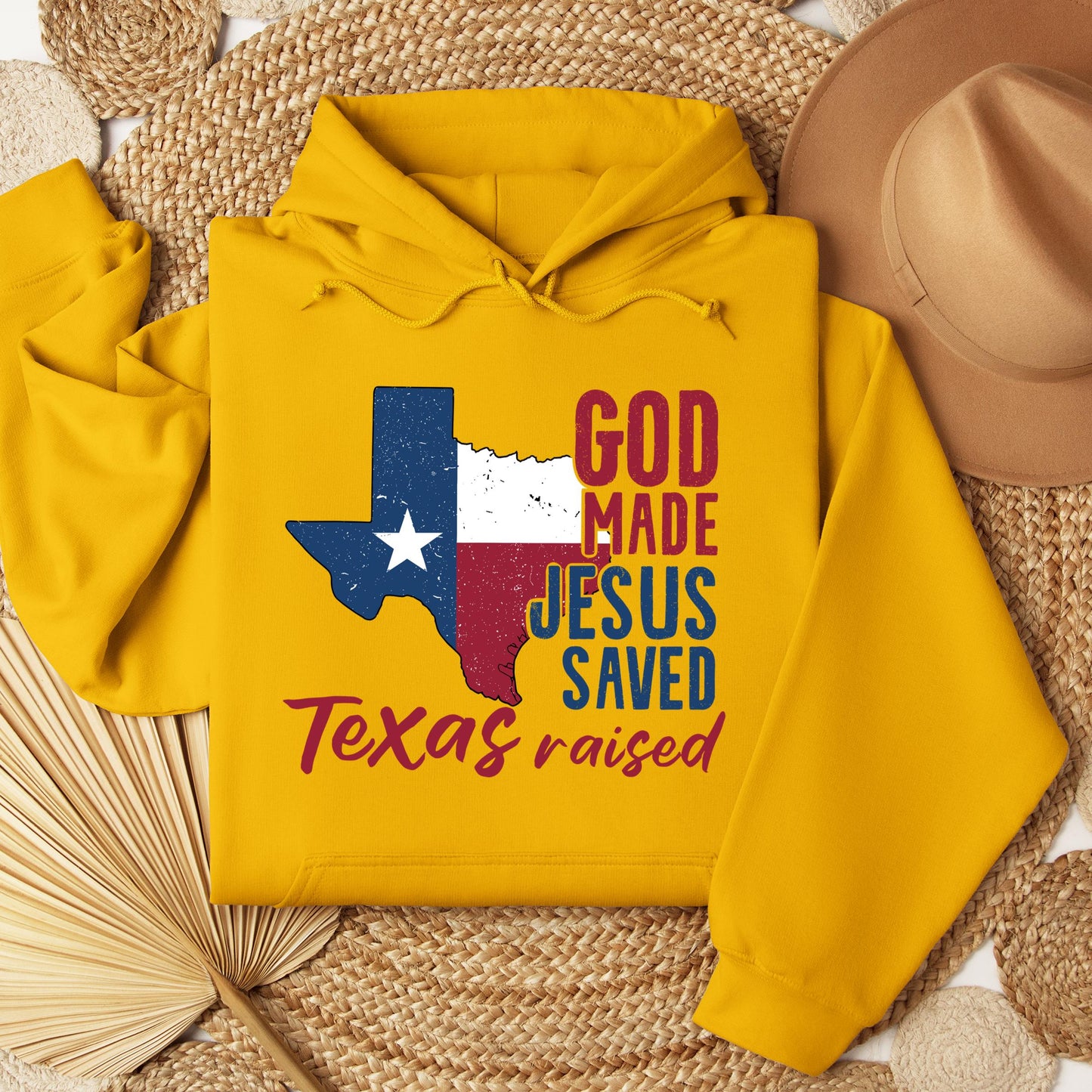 God Made Jesus Saved Texas Raised 01