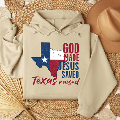 God Made Jesus Saved Texas Raised 01