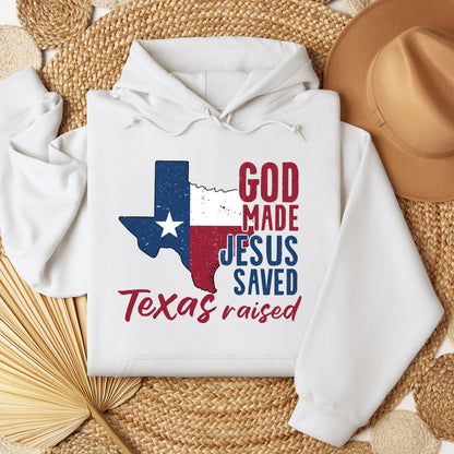 God Made Jesus Saved Texas Raised 01