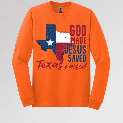 God Made Jesus Saved Texas Raised 01