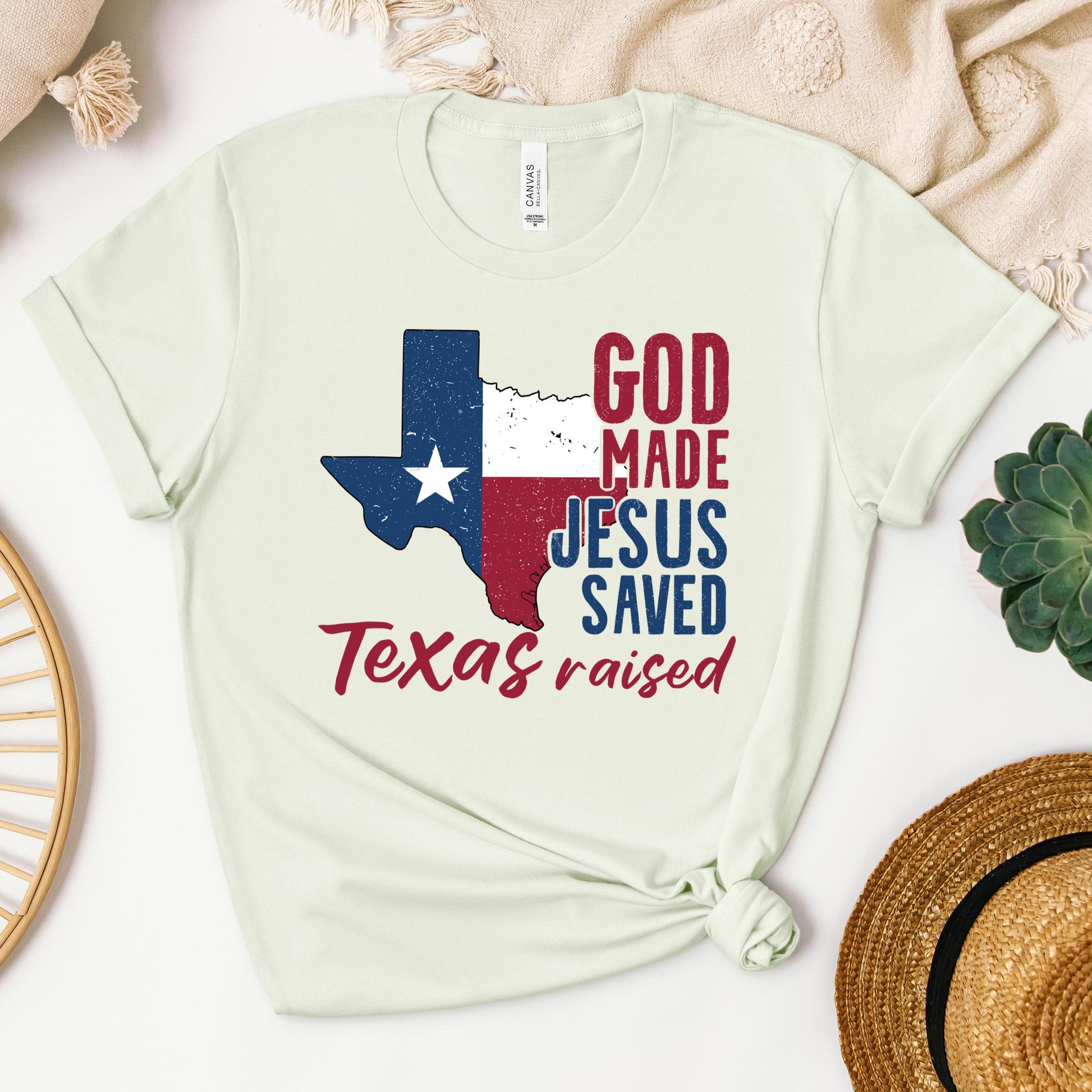 God Made Jesus Saved Texas Raised 01