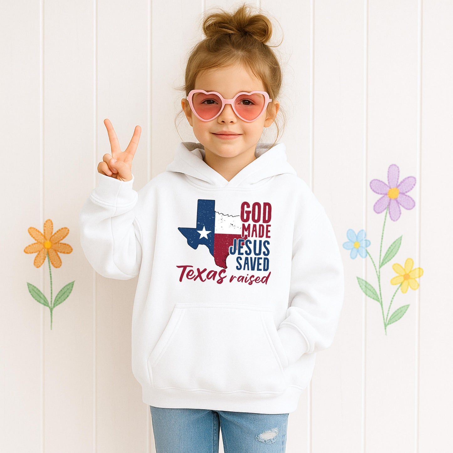God Made Jesus Saved Texas Raised 01
