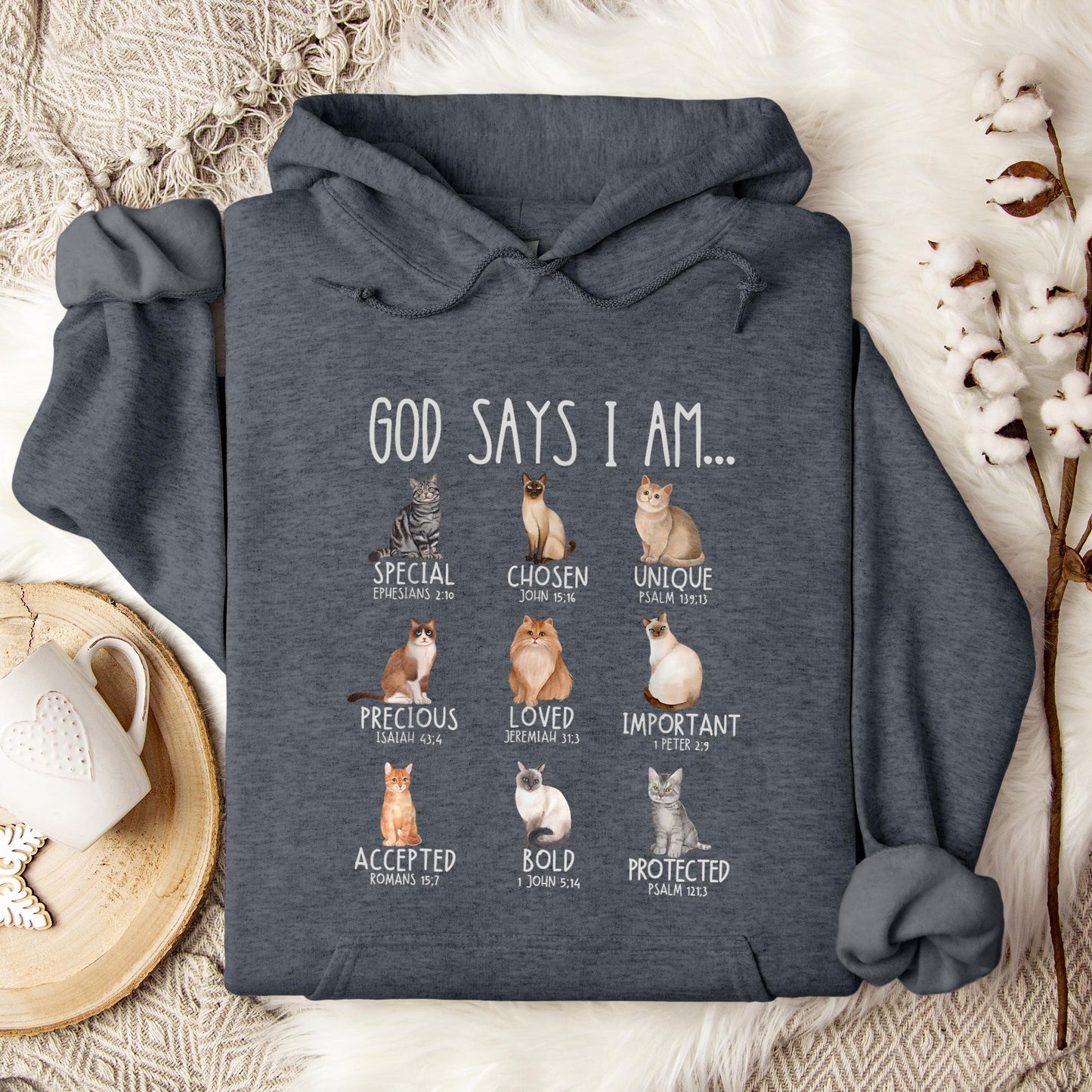 God Say I Am Cats Hoodie