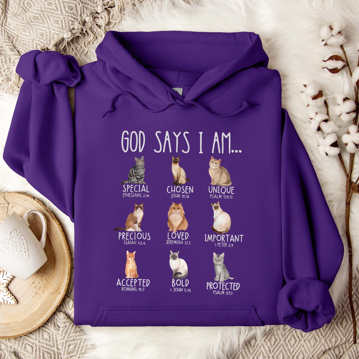 God Say I Am Cats Hoodie