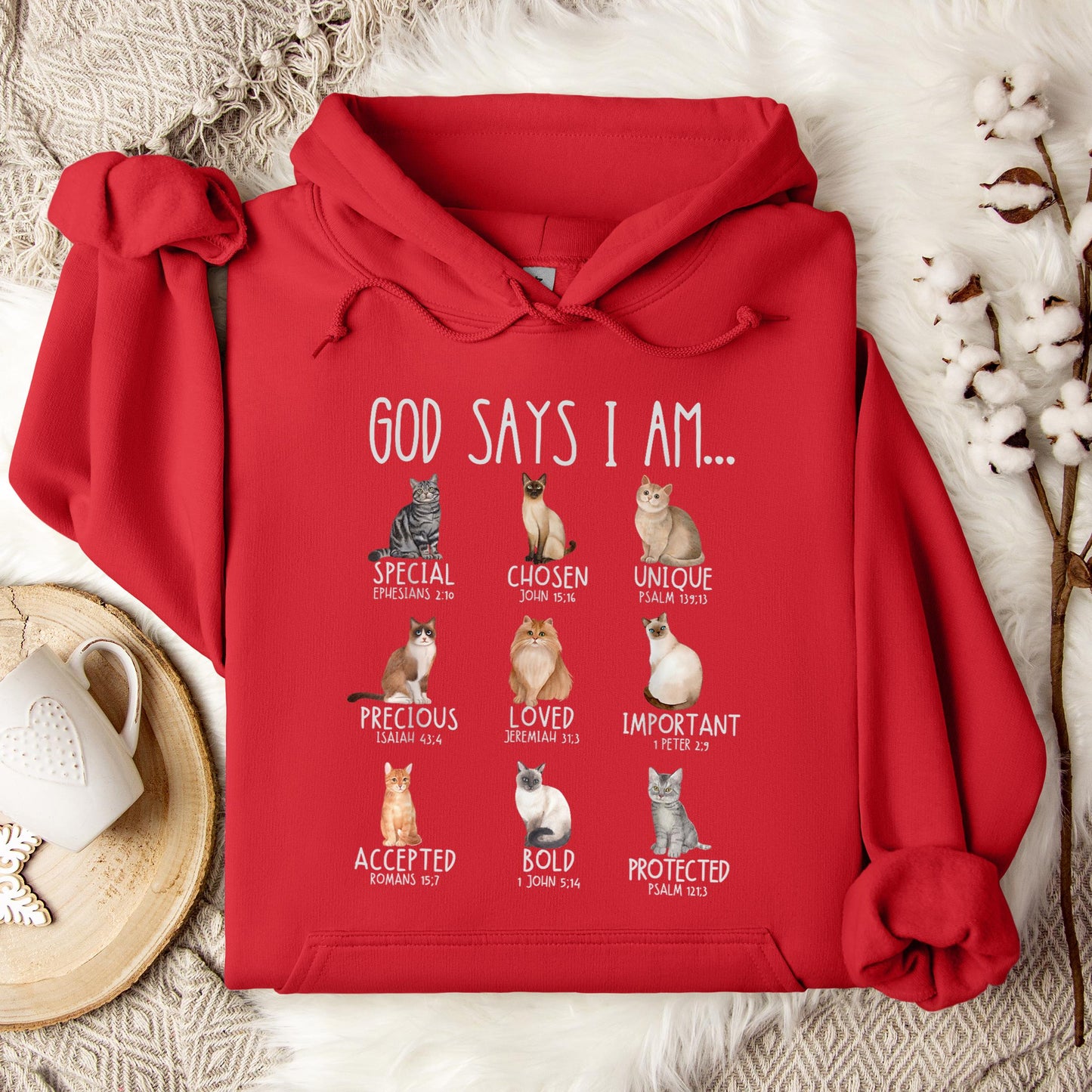 God Say I Am Cats Hoodie