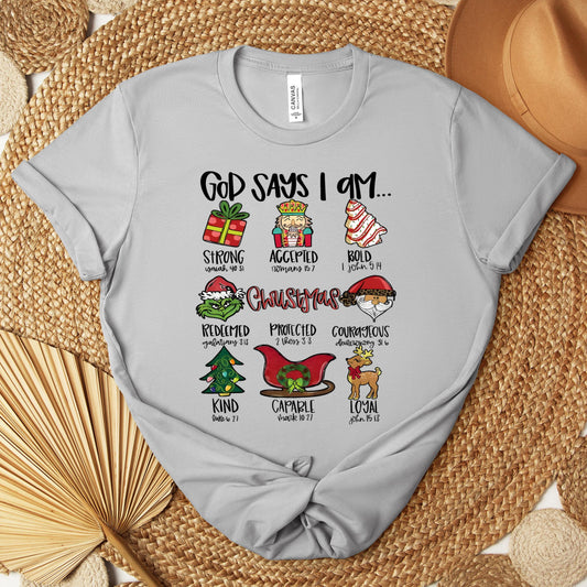 God Say I Am Christmas Premium T-shirt