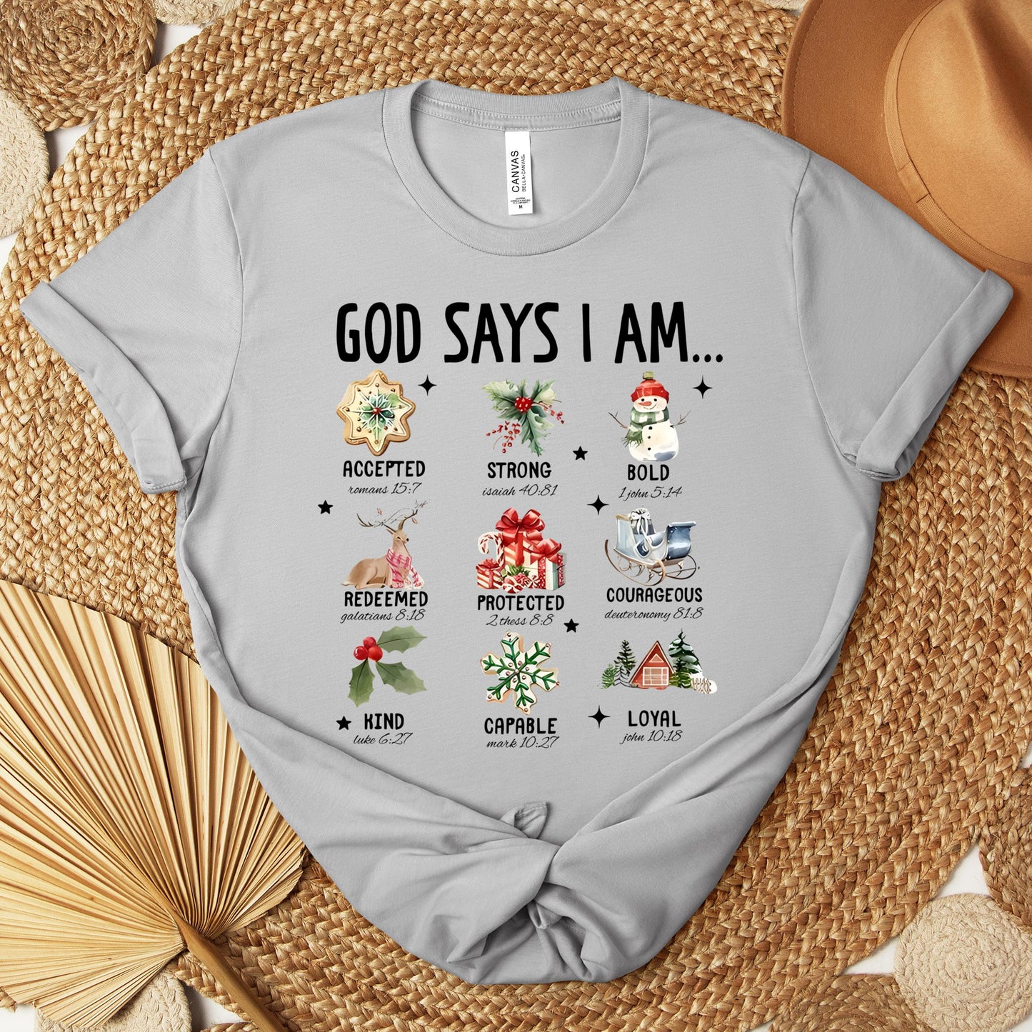 God Says I Am Christmas 01 Premium T-shirt