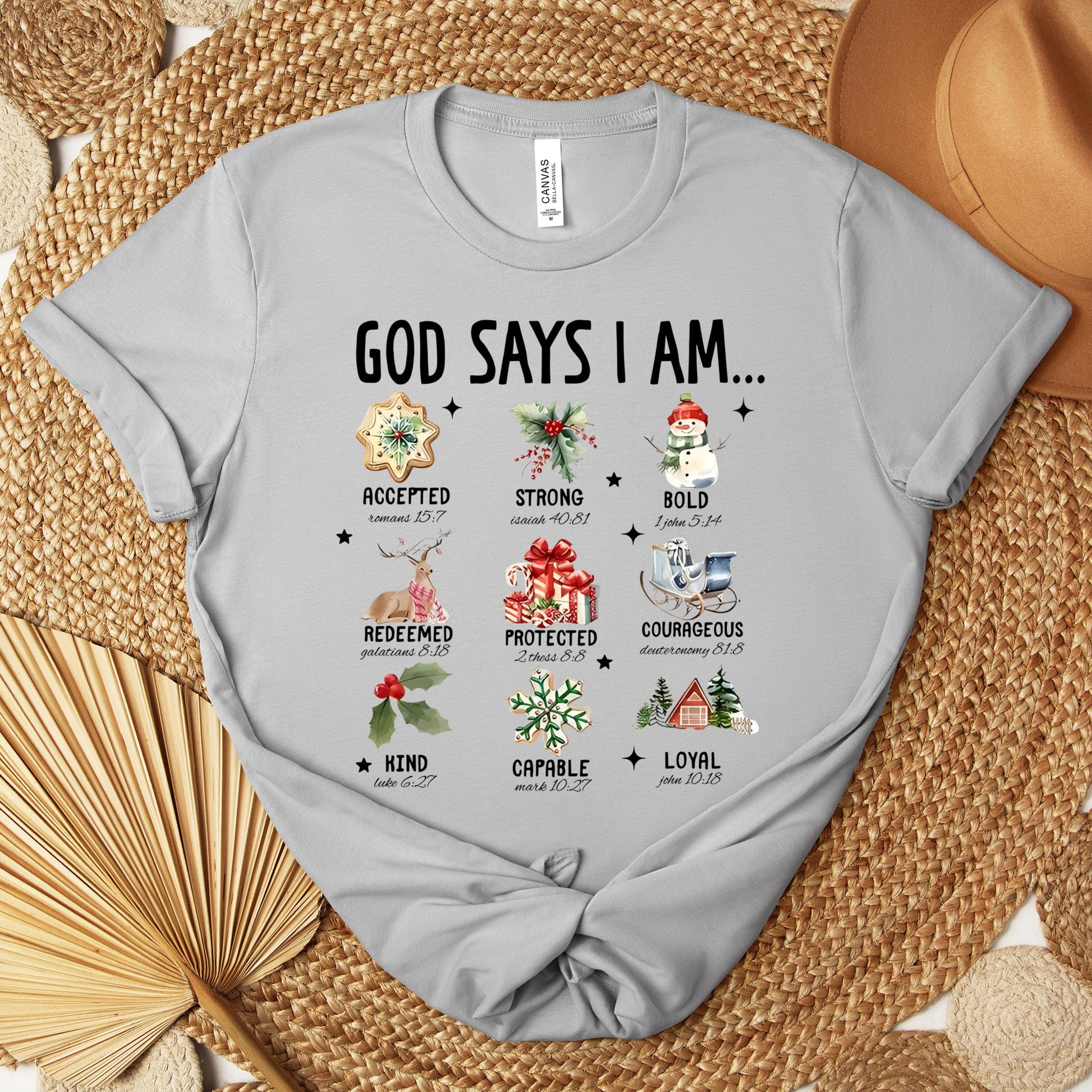 God Says I Am Christmas 01 Premium T-shirt