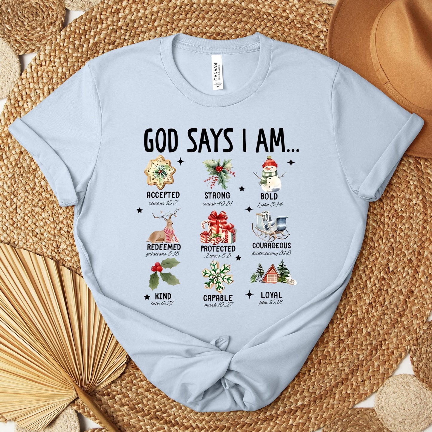 God Says I Am Christmas 01 Premium T-shirt