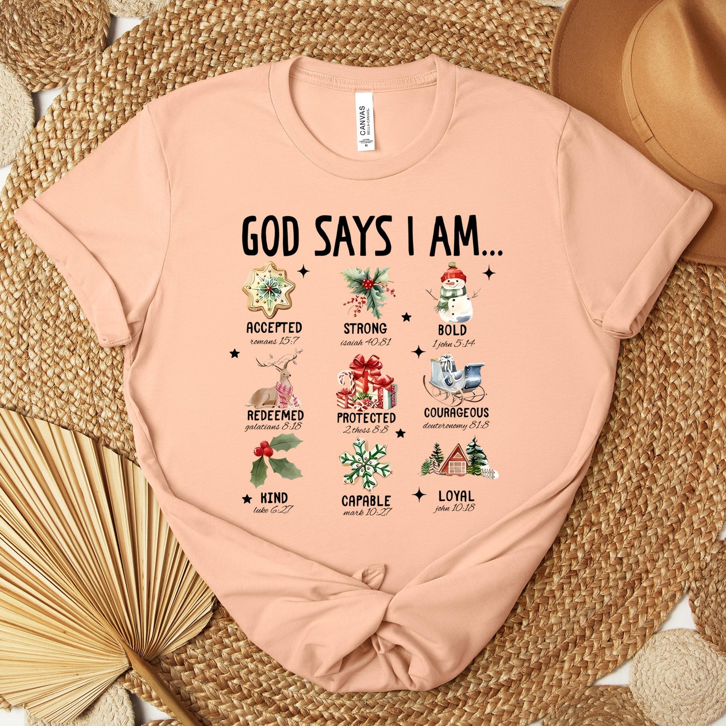 God Says I Am Christmas 01 Premium T-shirt