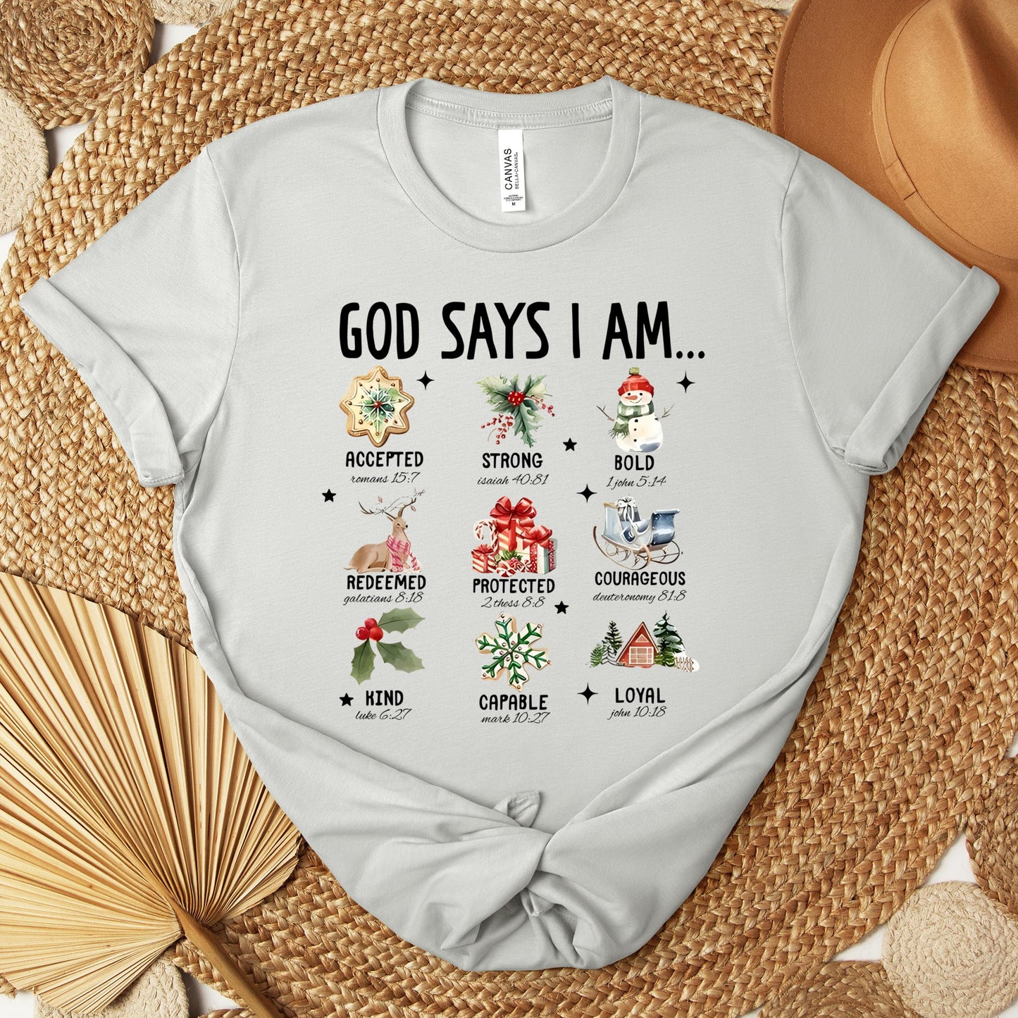 God Says I Am Christmas 01 Premium T-shirt