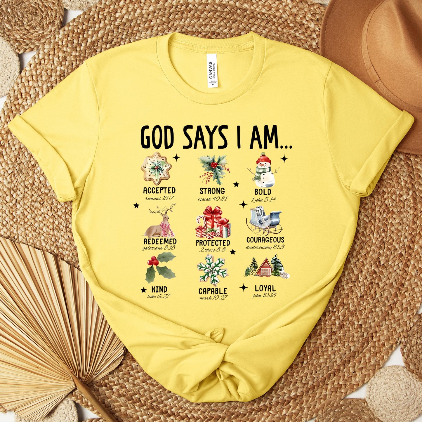 God Says I Am Christmas 01 Premium T-shirt