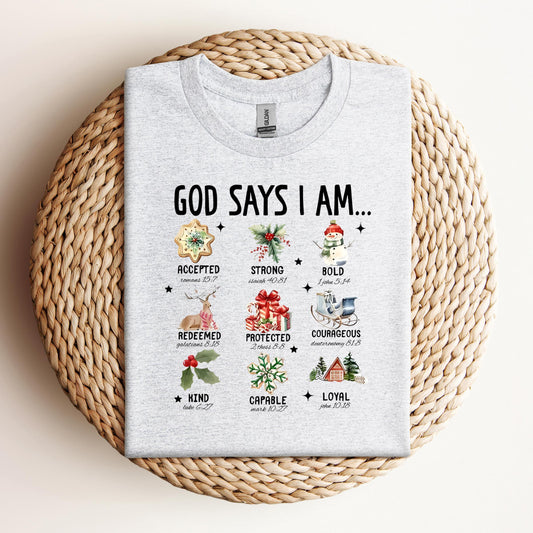 God Says I Am Christmas 01