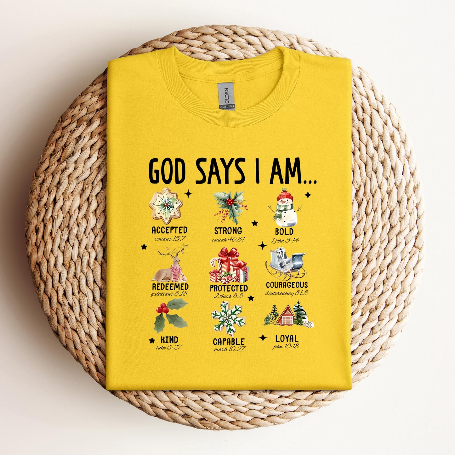 God Says I Am Christmas 01